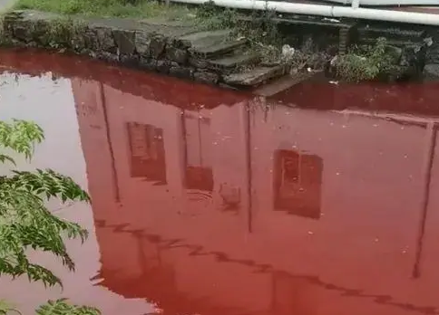 Đáng sợ: "Dòng sông máu" đỏ tươi bí ẩn bỗng dưng xuất hiện, kéo dài hàng chục km, chính quyền đưa ra tuyên bố gây hoang mang- Ảnh 2. Đáng sợ: "Dòng sông máu" đỏ tươi bí ẩn bỗng dưng xuất hiện, kéo dài hàng chục km, chính quyền đưa ra tuyên bố gây hoang mang- Ảnh 2.