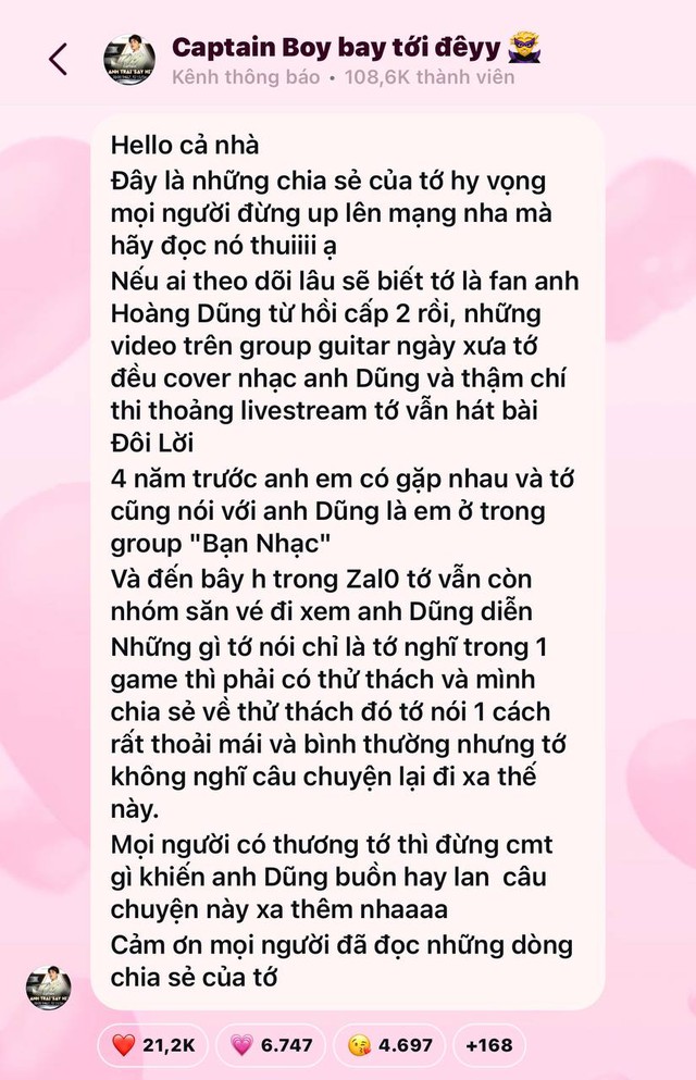 Hoàng Dũng “ở hiền gặp phiền”: Bị tấn công vô cớ vì phát ngôn sai lệch của 1 Anh Trai, bức xúc lên tiếng đính chính- Ảnh 7. Hoàng Dũng “ở hiền gặp phiền”: Bị tấn công vô cớ vì phát ngôn sai lệch của 1 Anh Trai, bức xúc lên tiếng đính chính- Ảnh 7.