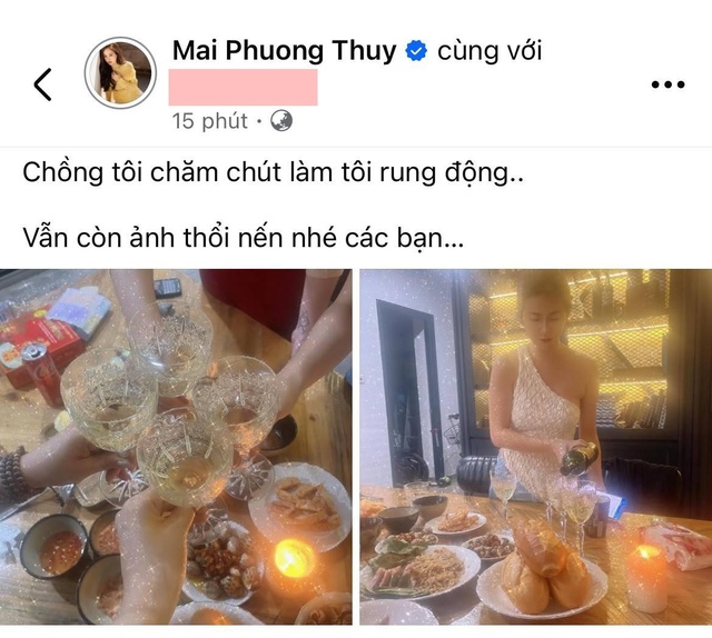 Hoa hậu Mai Phương Thuý công khai nhắc đến chồng- Ảnh 1. Hoa hậu Mai Phương Thuý công khai nhắc đến chồng- Ảnh 1.