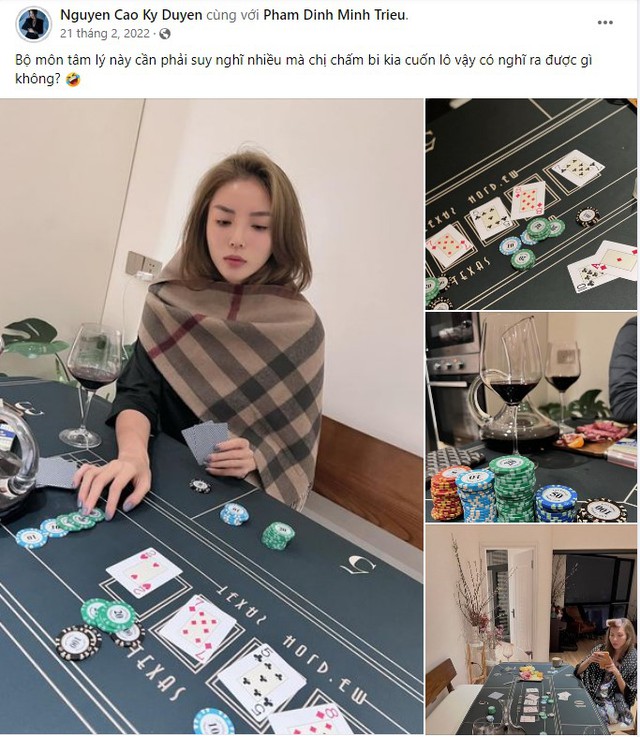 Kỳ Duyên chính thức lên tiếng về hình ảnh đánh bài gây xôn xao- Ảnh 1. Kỳ Duyên chính thức lên tiếng về hình ảnh đánh bài gây xôn xao- Ảnh 1.