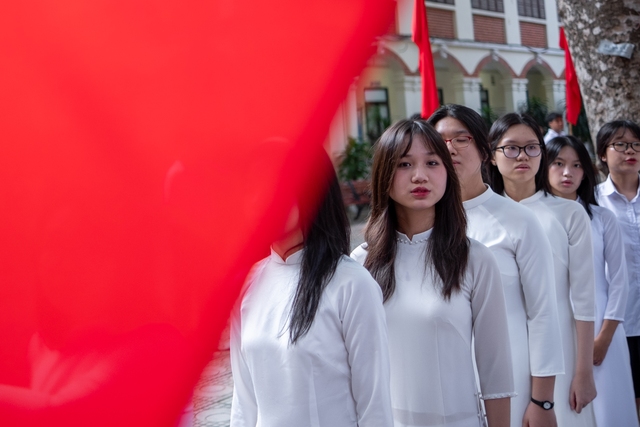 Toàn cảnh lễ khai giảng năm học mới: Rất nhanh - gọn nhưng vẫn thừa vui tươi và háo hức!- Ảnh 5. Toàn cảnh lễ khai giảng năm học mới: Rất nhanh - gọn nhưng vẫn thừa vui tươi và háo hức!- Ảnh 5.