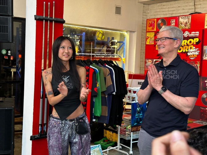 Suboi khoe visual nổi bật trong buổi gặp gỡ đặc biệt với CEO Tim Cook tại Hà Nội - Ảnh 7.