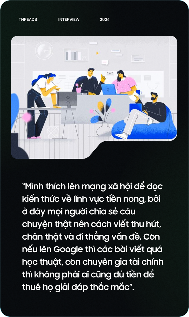 Gen Z kéo lên Threads bàn luận chơi vàng, đầu tư chứng khoán cho đến làm giàu: Thích nghe lời khuyên tiền nong từ MXH hơn chuyên gia tài chính - Ảnh 6.