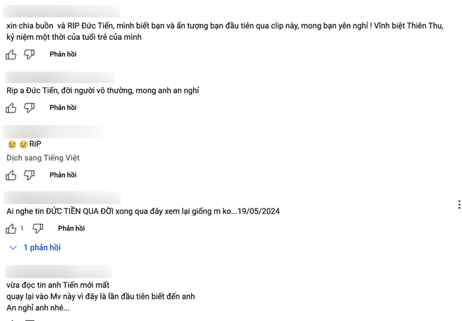 Netizen tràn vào MV Ưng Hoàng Phúc gửi lời chia buồn trước tin Đức Tiến qua đời - Ảnh 4.