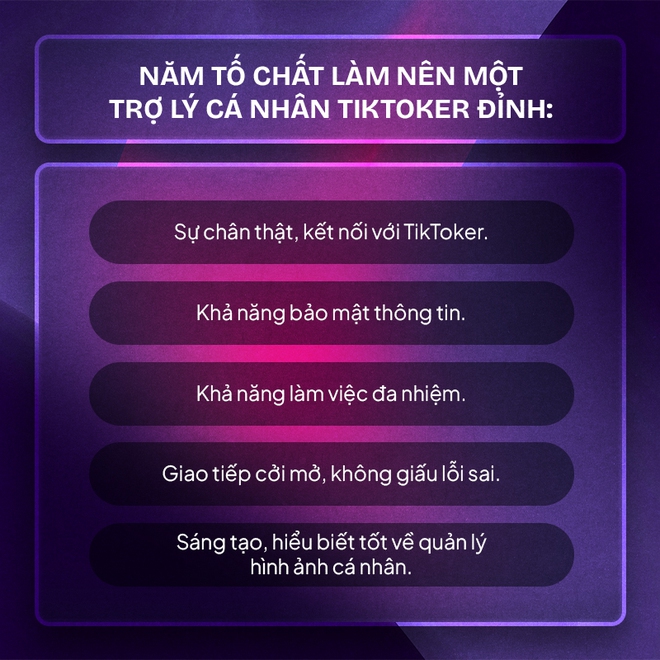 “Lặn sâu” vào nghề trợ lý cho TikToker: Mất tự do về mặt thời gian, nghe rất nhiều drama nhưng vẫn cực kỳ hấp dẫn ở phúc lợi này! - Ảnh 3.