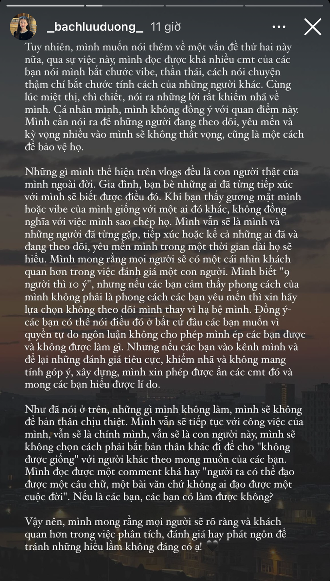 Bạch Lưu Dương lên tiếng xin lỗi và xoá những nội dung sao chép, chia sẻ điều này về phát ngôn nóng nảy mất kiểm soát của bạn trai - Ảnh 4.