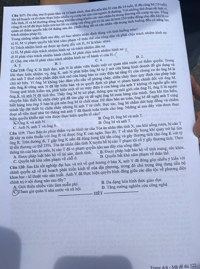Đề thi tổ hợp KHXH tốt nghiệp THPT 2024: Nhiều em tự tin đạt điểm cao! - Ảnh 12.