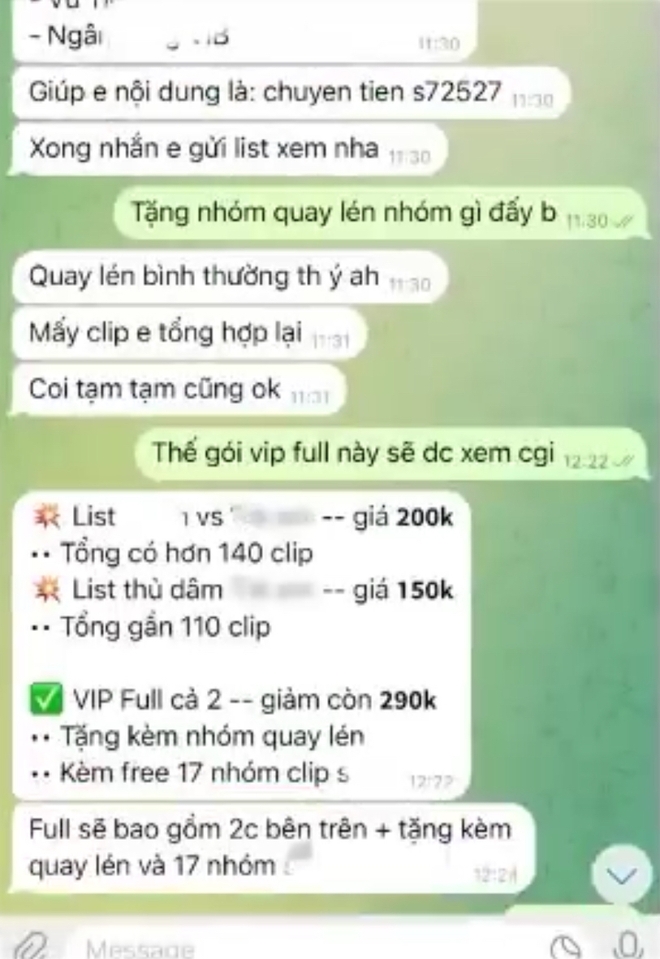 Thâm nhập thị trường rao bán công khai video quay lén: Giá chỉ từ 150.000 đồng, mua đủ loại combo với hàng trăm clip nhạy cảm! - Ảnh 2.