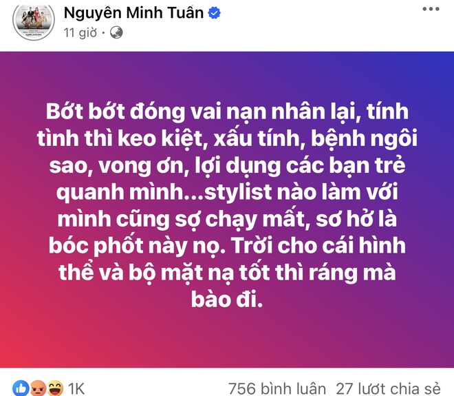 NTK Việt đăng bài ẩn ý giữa drama bộ 3 Hoàng Thuỳ - Dược sĩ Tiến - Hương Giang: Bớt đóng vai nạn nhân lại - Ảnh 3.