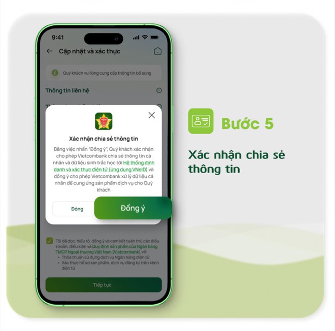 Vietcombank cho cập nhật thông tin sinh trắc học không cần quét CCCD gắn chip, làm ngay trên app! - Ảnh 6.