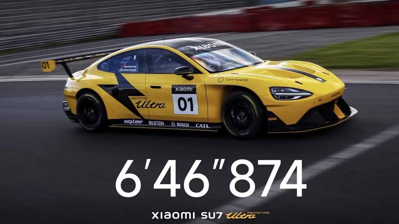 Nguyên mẫu Xiaomi SU7 Ultra phá vỡ kỷ lục vòng đua Nurburgring