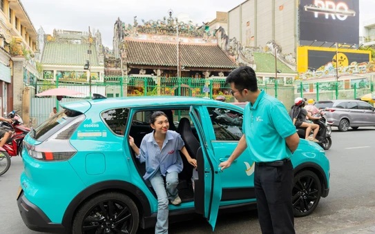 Taxi Xanh SM lại vượt qua Grab, Be, chiếm giữ 39,5% thị phần quý I/2025