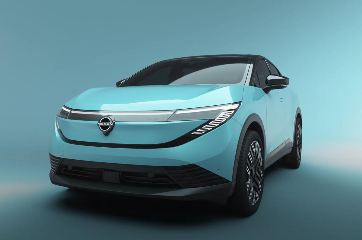 2025nissanleafinblue frontthreequarters 2025nissanleafinblue frontthreequarters
