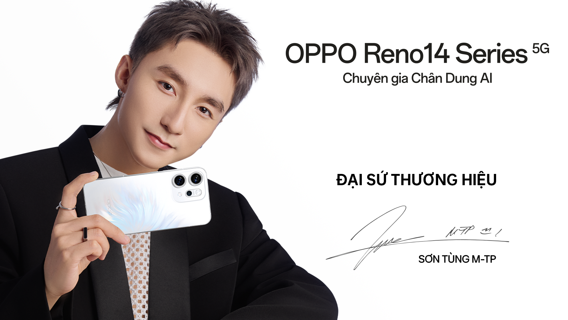 Sơn Tùng M-TP trở thành đại sứ thương hiệu mới cho OPPO Reno 14 Series