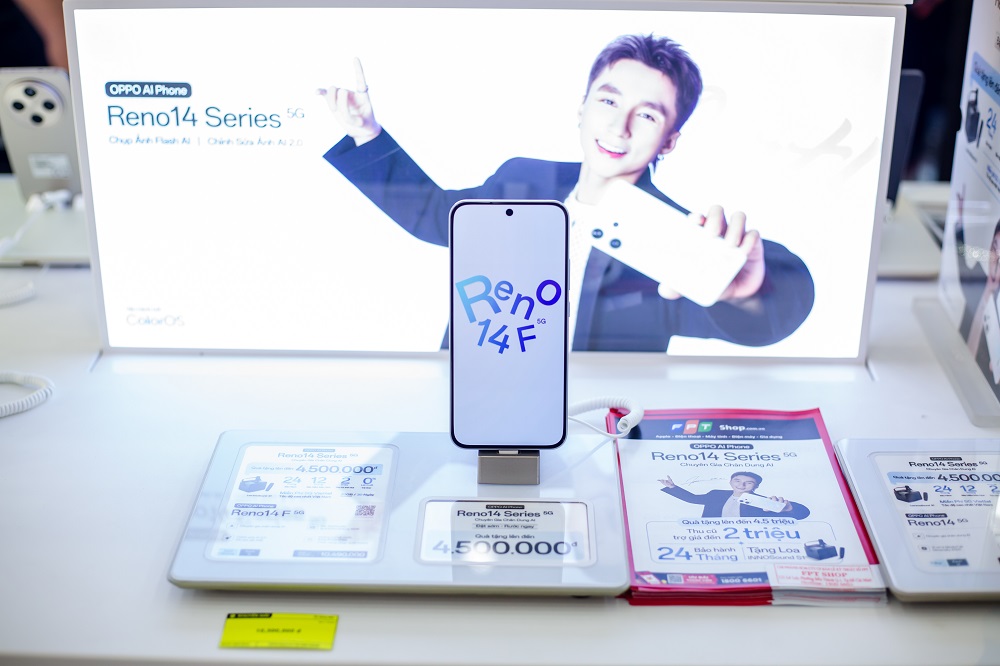 OPPO Reno14 Series ghi nhận 26.000 máy bán ra chỉ sau 10 ngày ra mắt