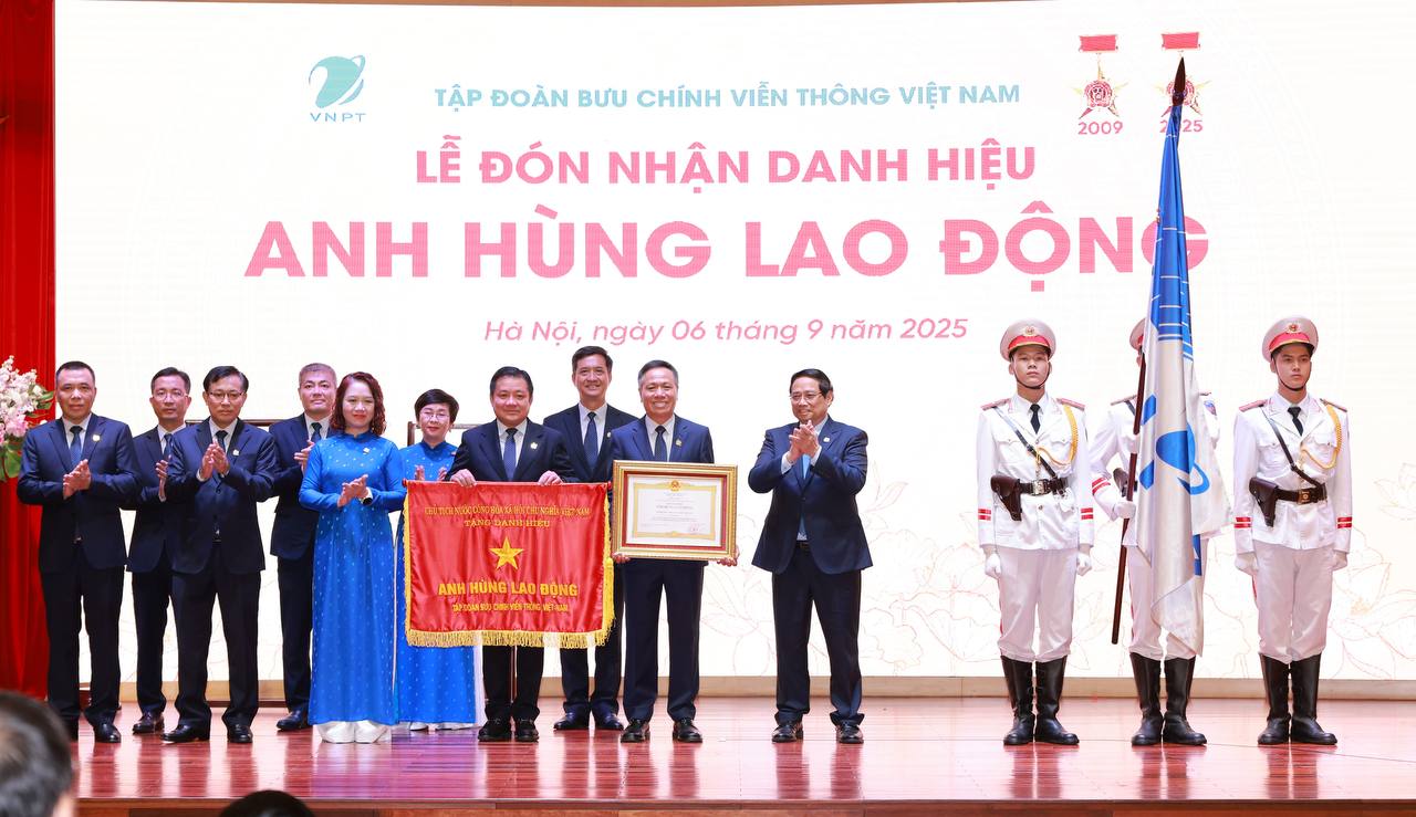 VNPT đón nhận danh hiệu Anh hùng Lao động