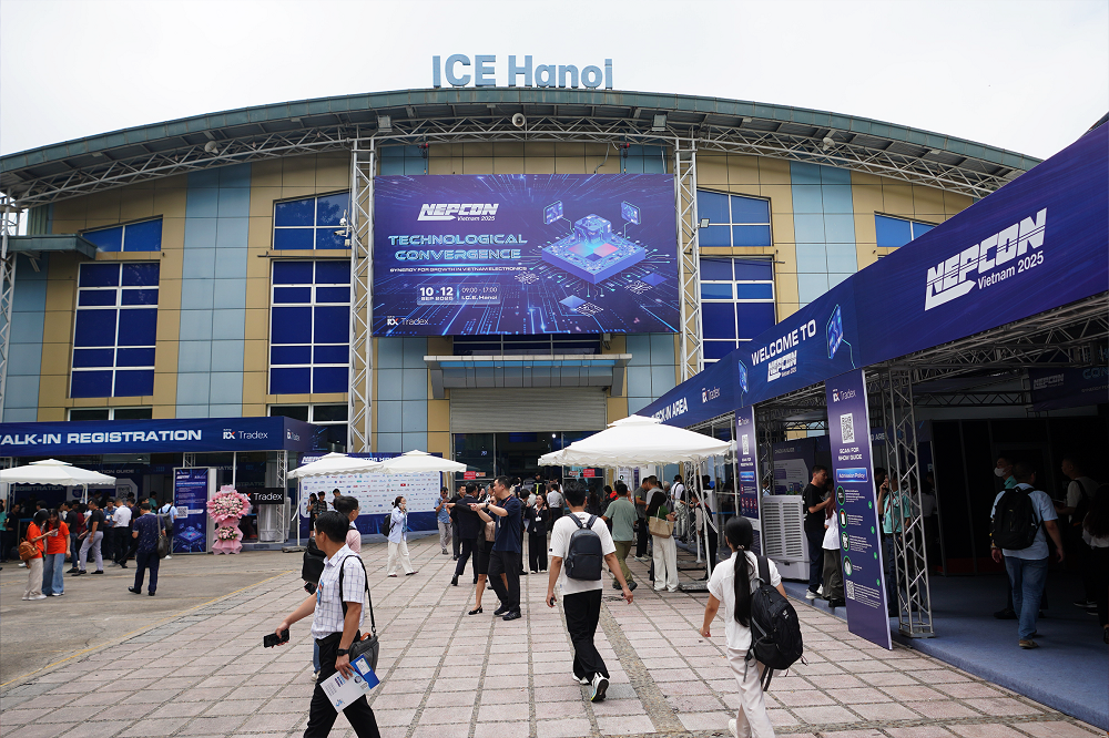 NEPCON Vietnam 2025 chính thức khai mạc: Điểm hẹn công nghệ điện tử toàn cầu