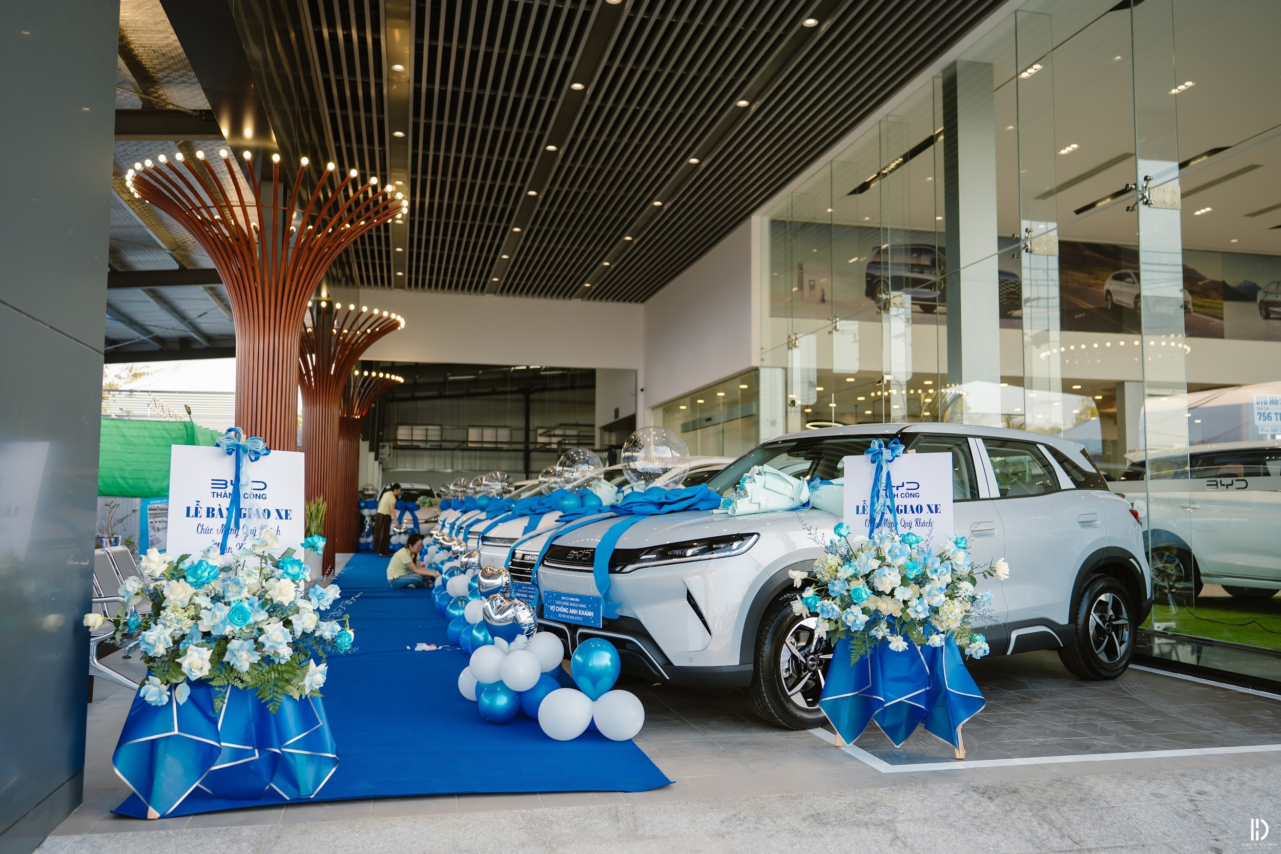 dan xe byd giao khai truong