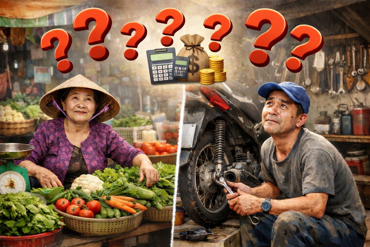 Công an hướng dẫn cô bán rau, chú sửa xe làm ngay một việc mỗi ngày để 