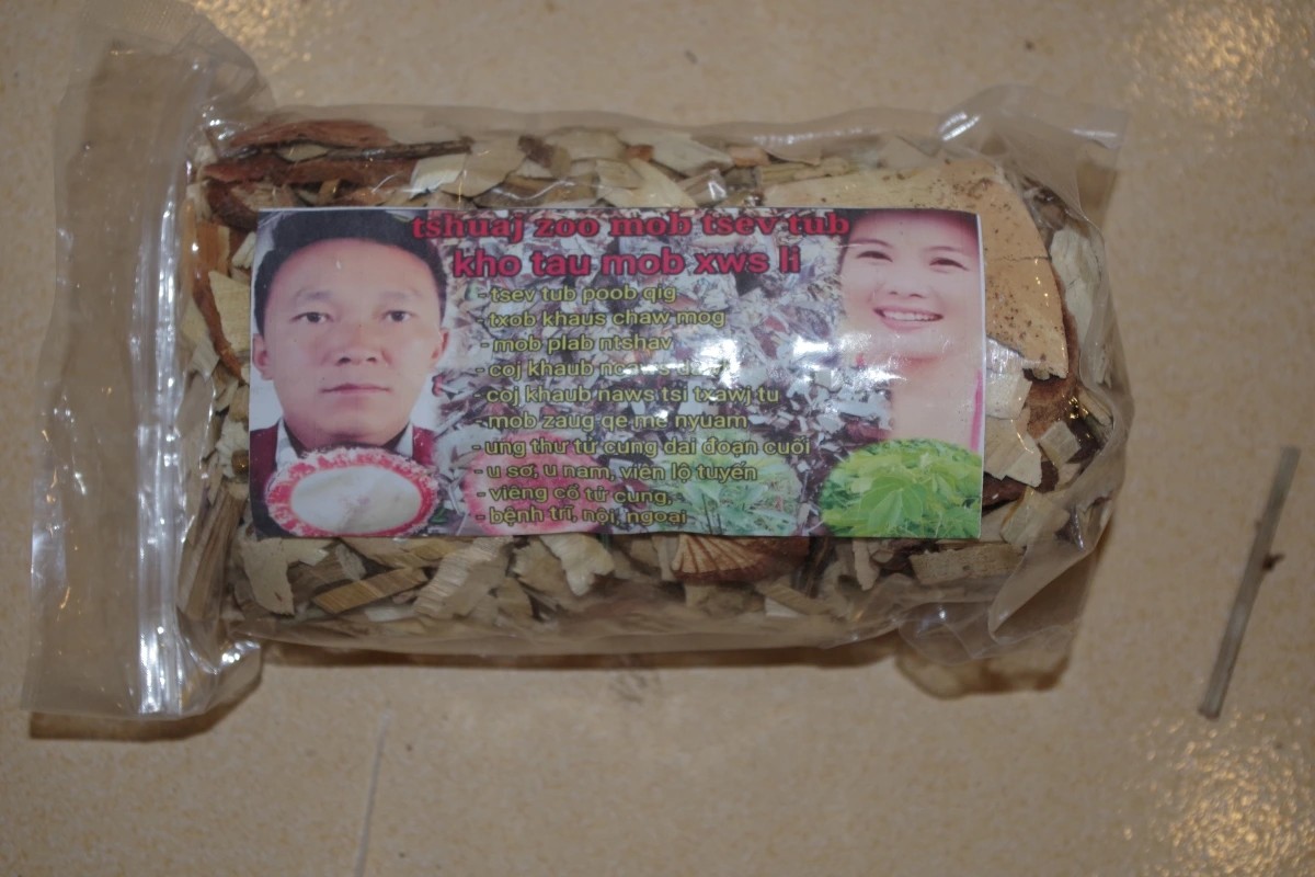 mot san pham thuoc nam do giang a cu san xuat