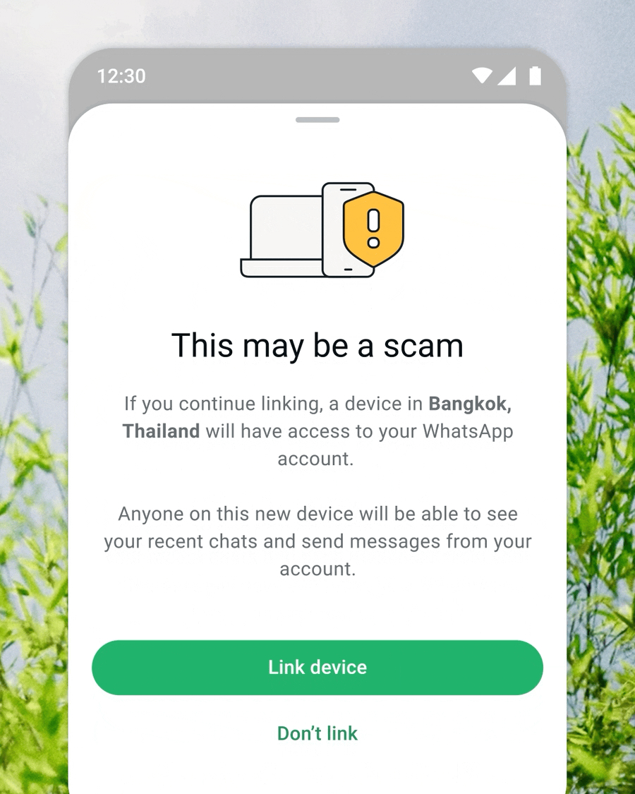 3 canh bao lien ket thiet bi dang ngo tren whatsapp