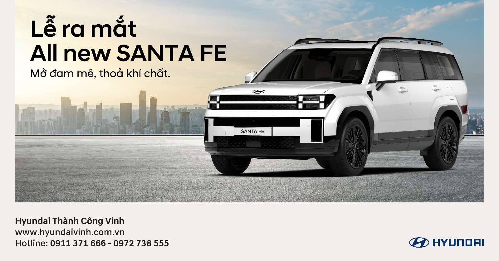 Hyundai Vinh tổ chức sự kiện ra mắt All New Santa Fe