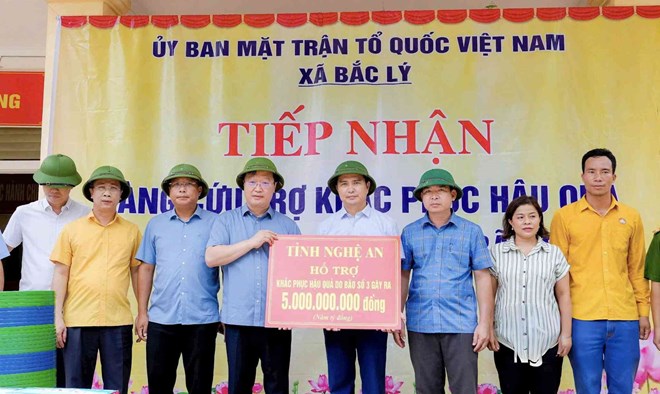 Nghệ An chi 317 tỷ đồng hỗ trợ 35 xã vùng lũ khắc phục hậu quả