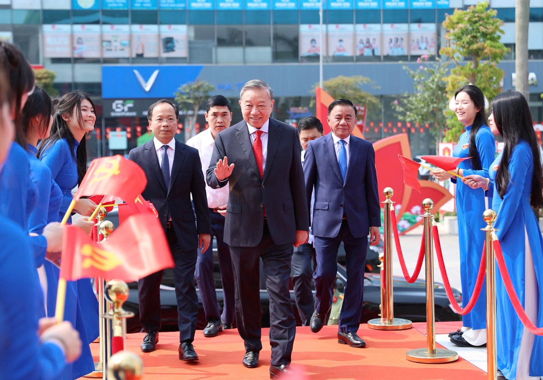 Tổng Bí thư, Chủ tịch nước Tô Lâm và các đại biểu dự Lễ kỷ niệm 120 năm Ngày sinh Tổng Bí thư Hà Huy Tập