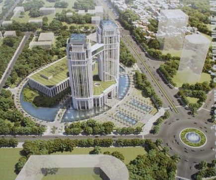 nghe an dung xay dung trung tam