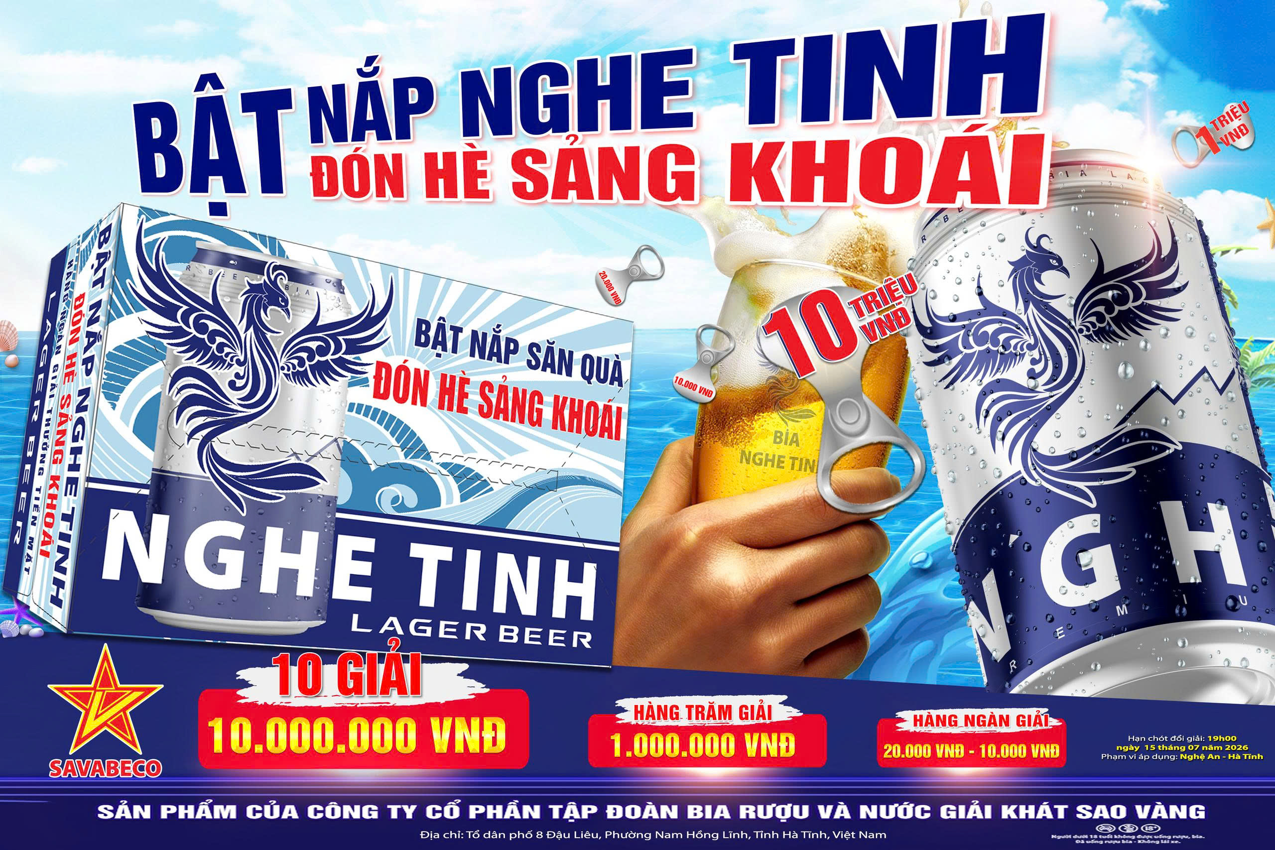 Chương trình khuyến mại ”Bật nắp Nghe Tinh – Đón hè sảng khoái”