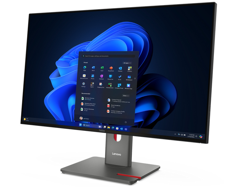 lenovo unveils thinkvision p32ud 40 monitor with advanced color accuracy and ai powered features