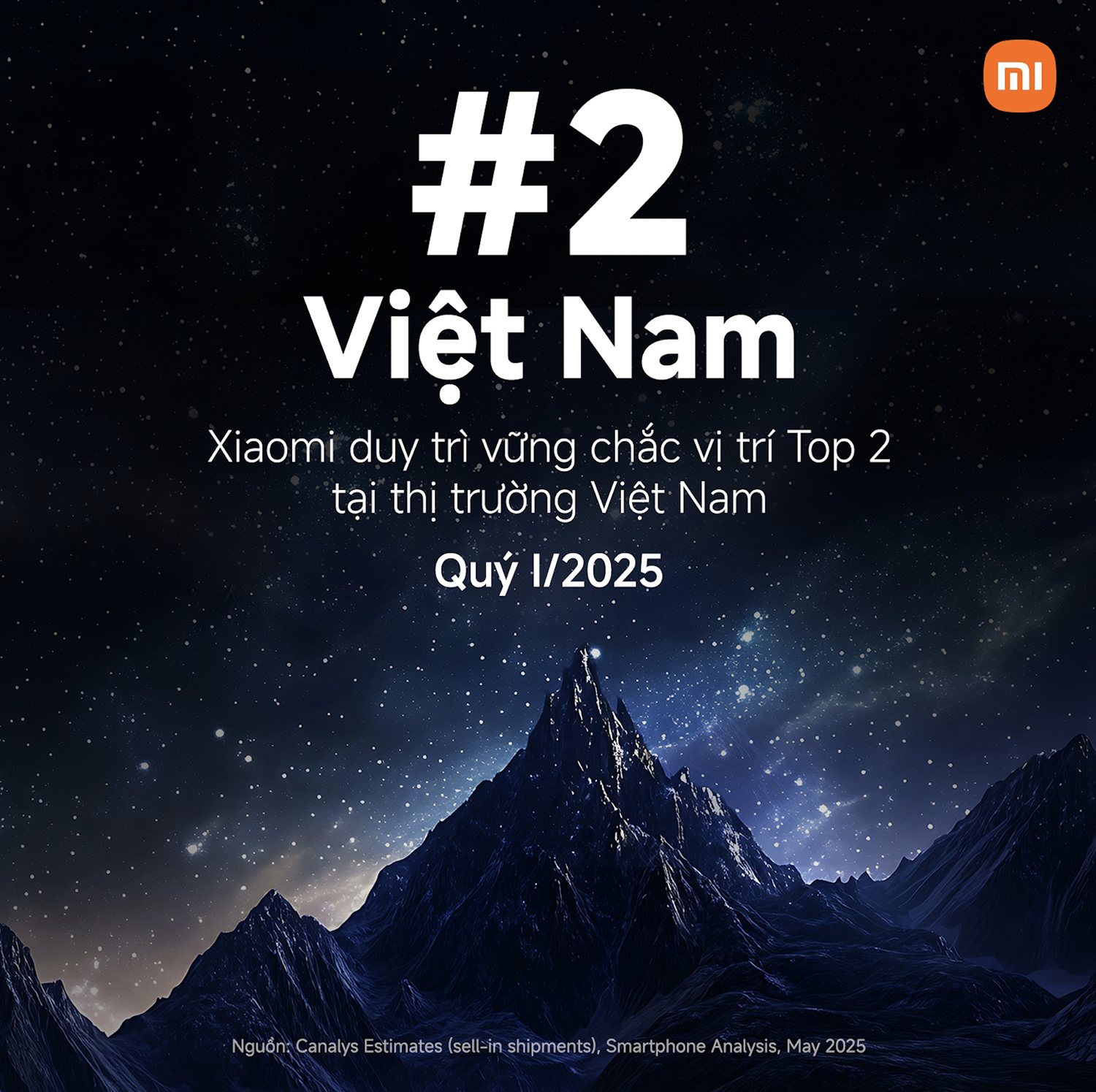 Xiaomi trở lại vị trí số 2 tại thị trường smartphone Việt Nam, dẫn đầu tăng trưởng khu vực Đông Nam Á- Ảnh 1.