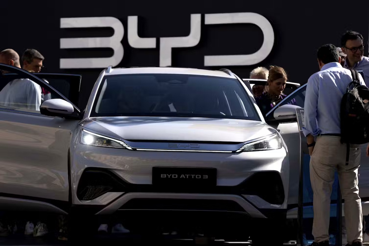 china byd evs