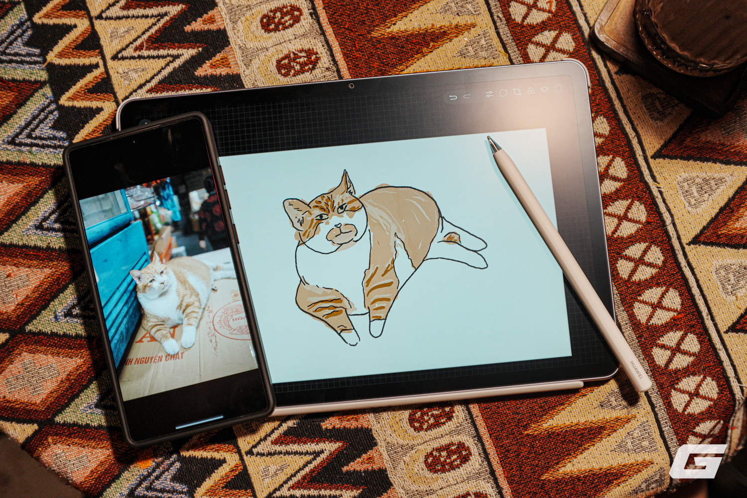 tren tay huawei matepad 115 matte genk 2