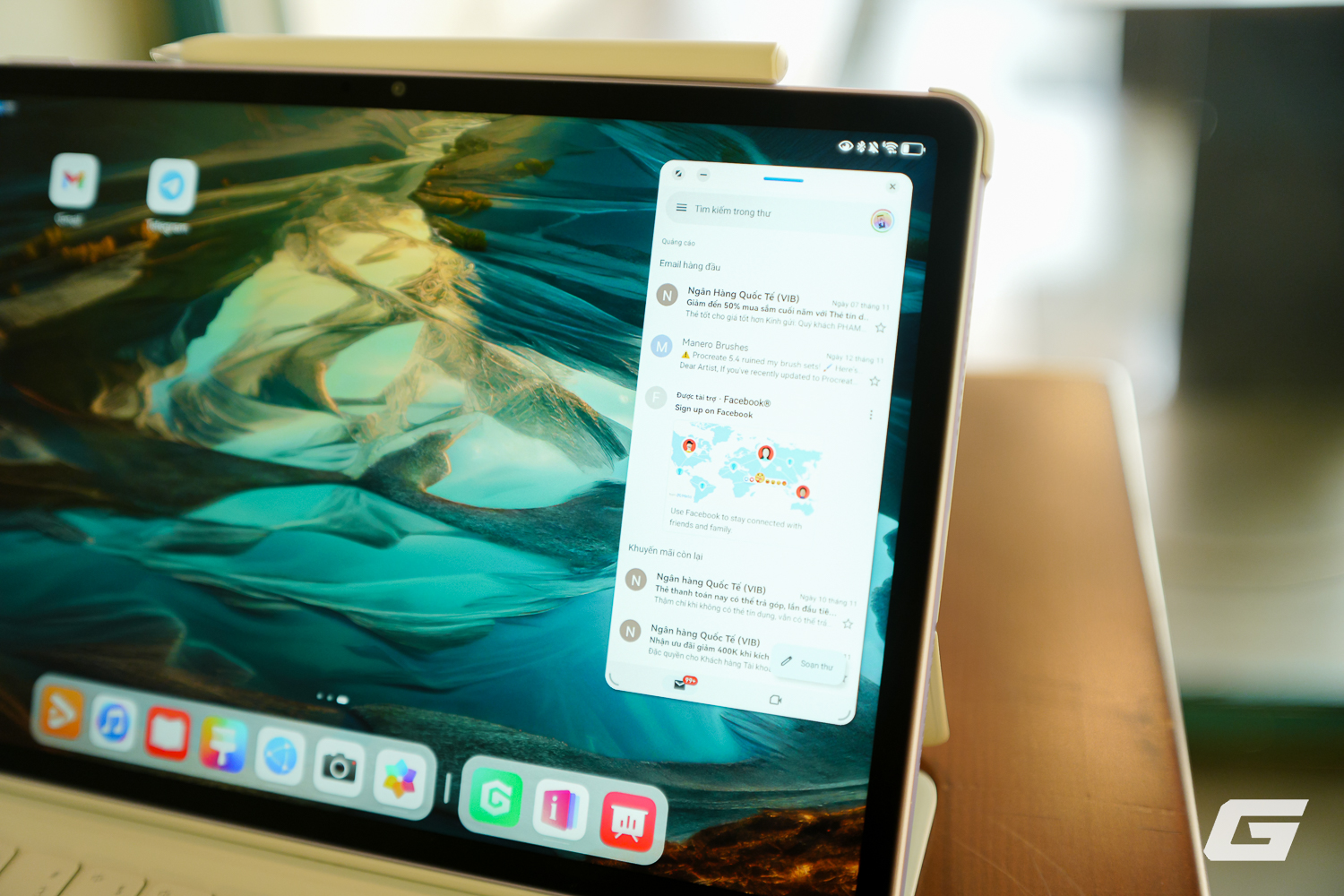 tren tay huawei matepad 115 matte genk lam viec chinh sua anh ai mind space genk 11