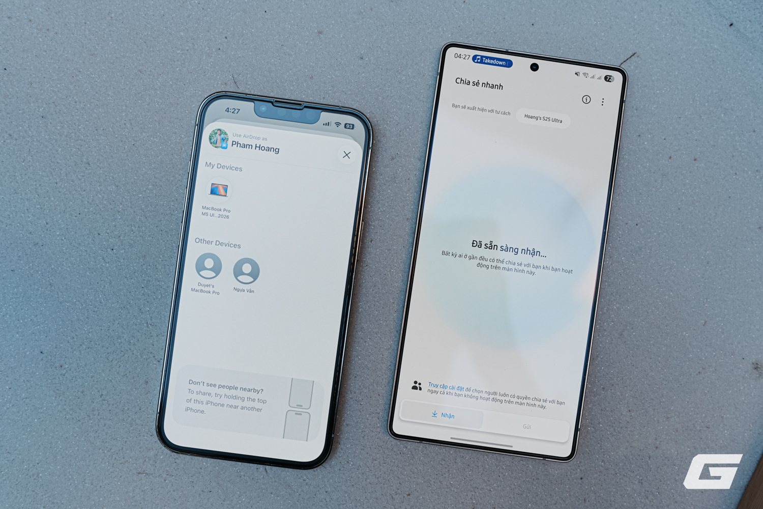 android airdrop ios genk 2