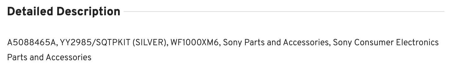 sony wf 1000xm6 reappearance 322