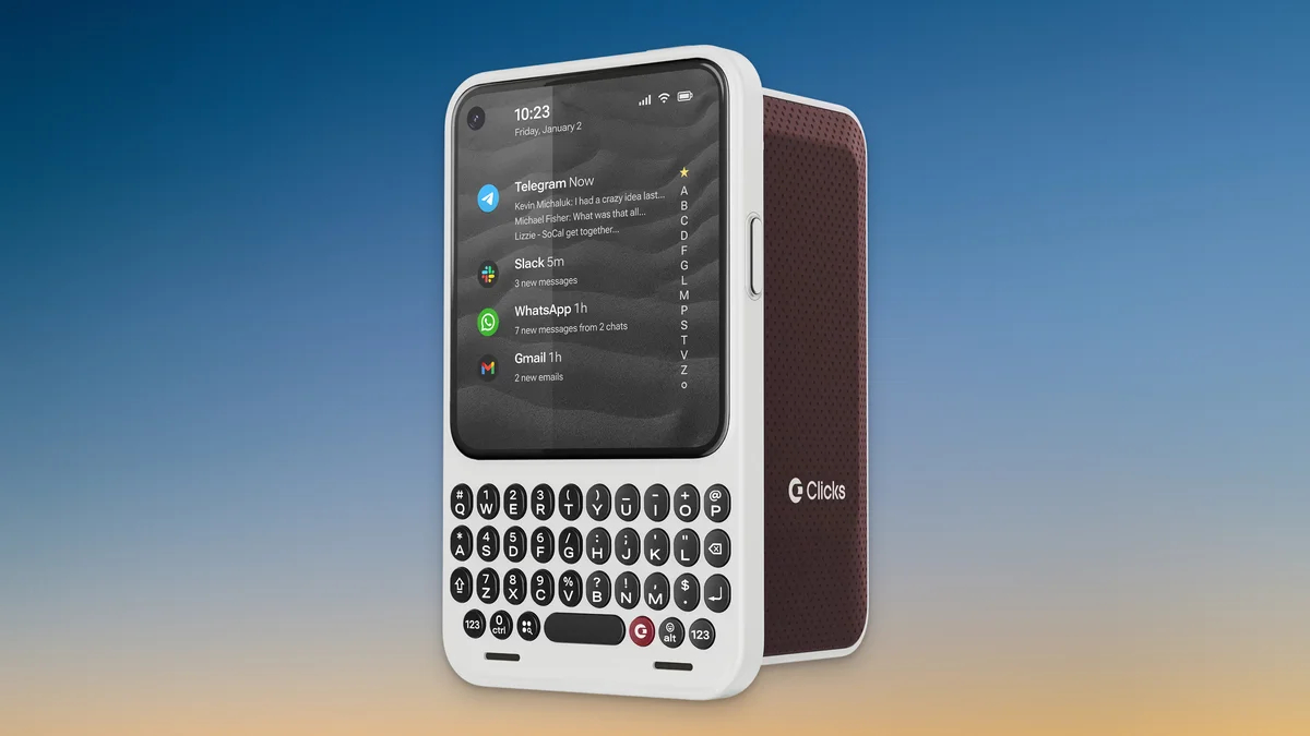 the clicks communicator enters the phone market as a companion device with a bit of nostalgia