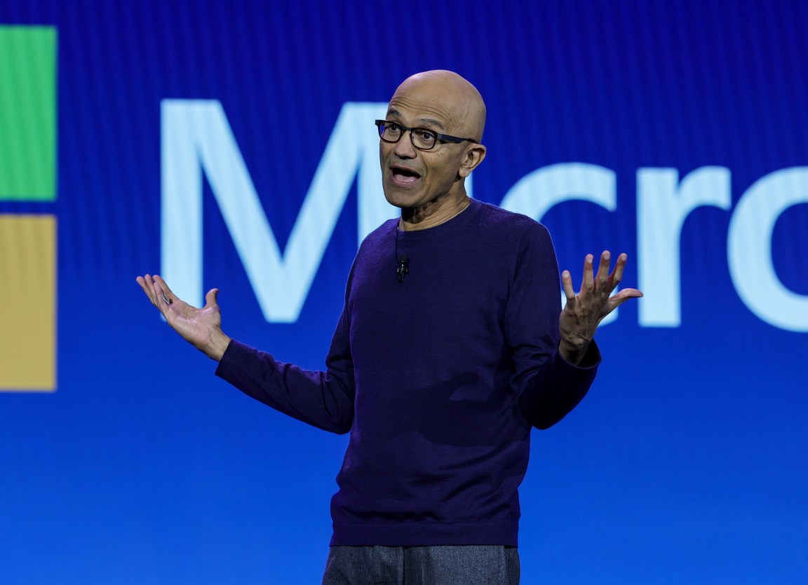 microsoft satya nadella ai slop