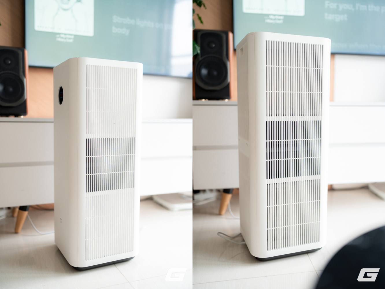 review may loc khong khi xiaomi smart air purifier max genk 11 side