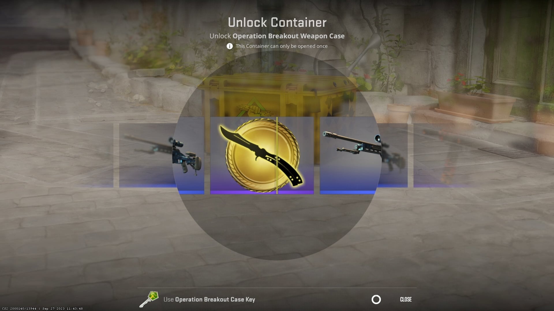 first and only cs2 case so far w