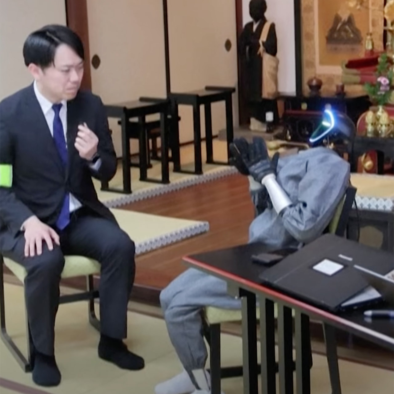 japan buddharoid ai powered humanoid robot buddhist