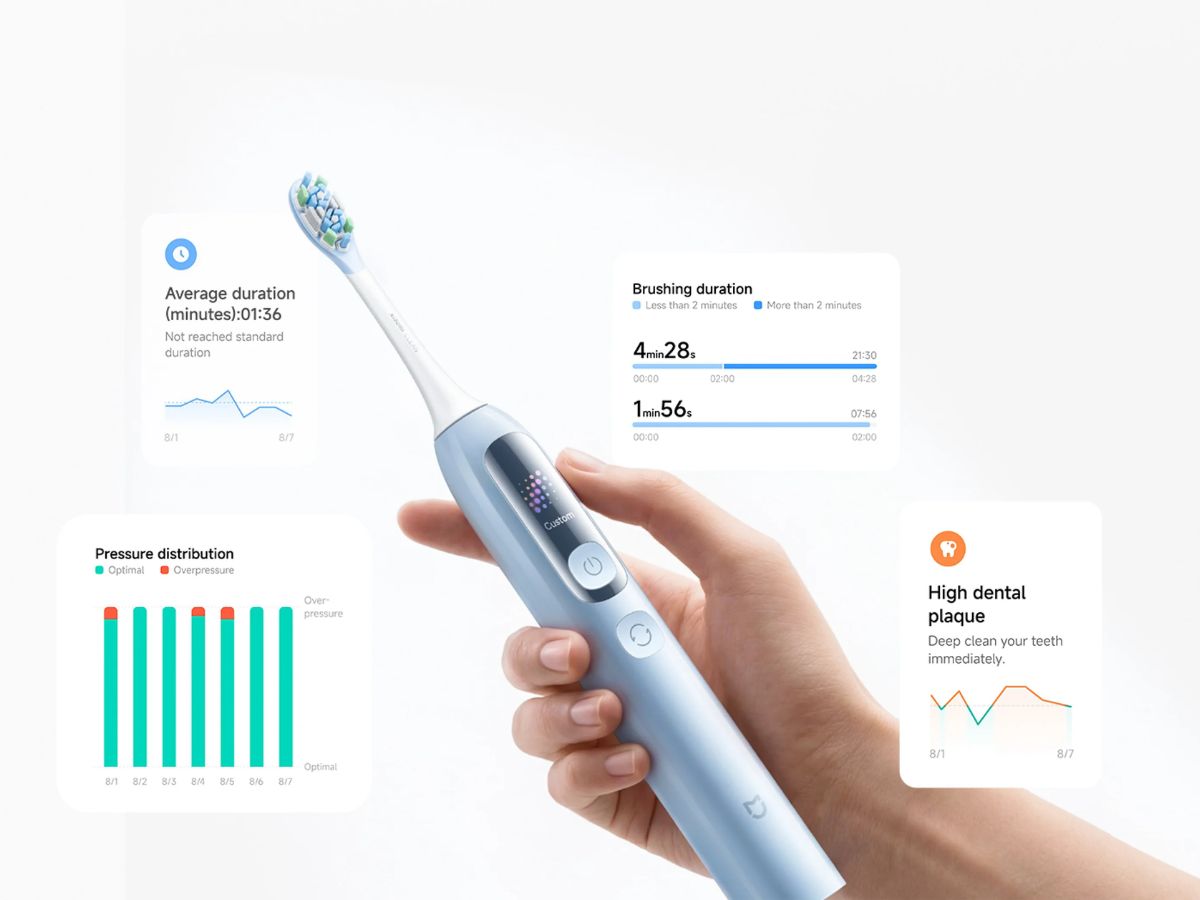 xiaomi mijia smart servo oscillation electric toothbrush pro launch