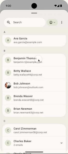 android 17 beta 2 contact picker