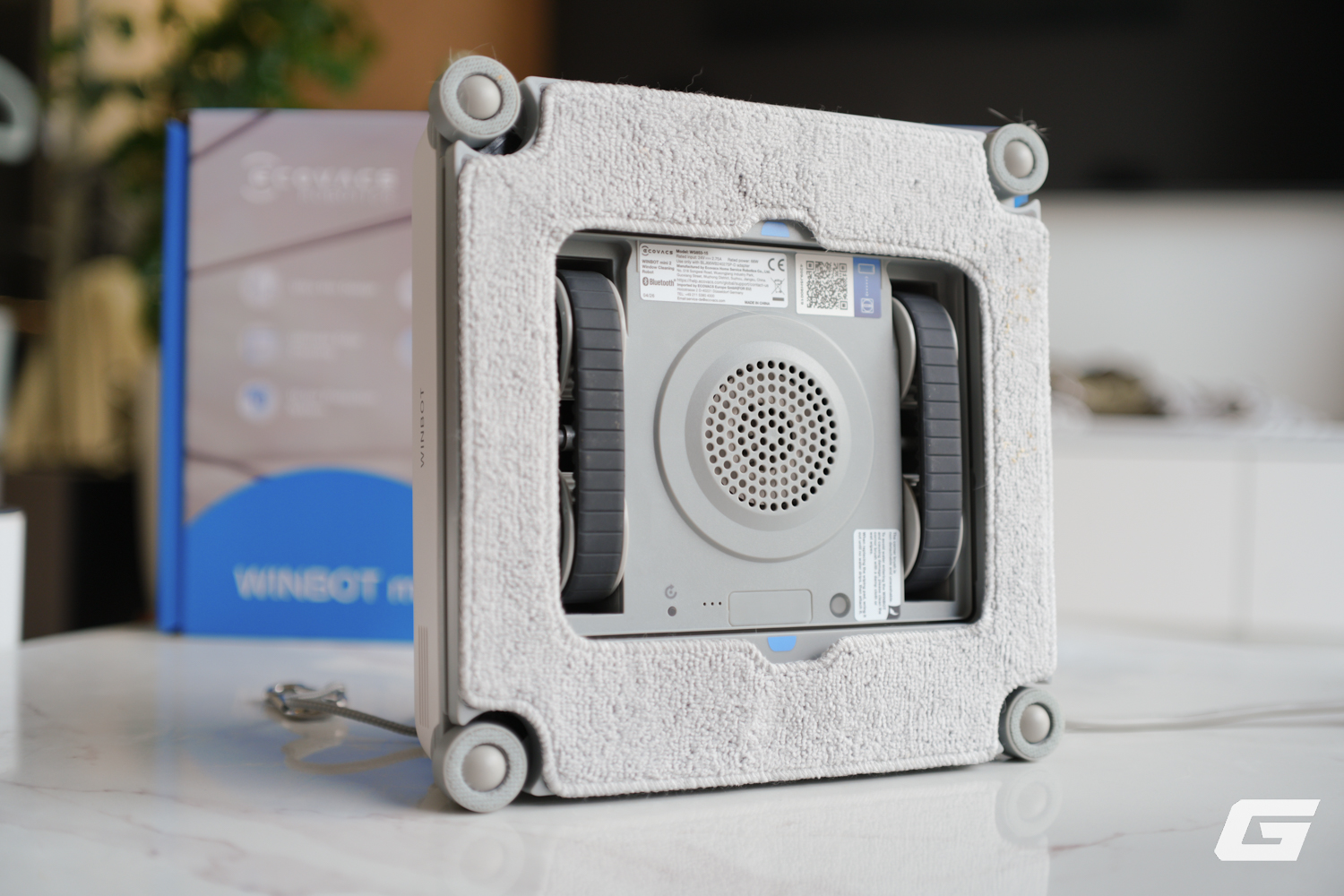 review robot lau kinh ecovacs winbot mini 2 genk 8