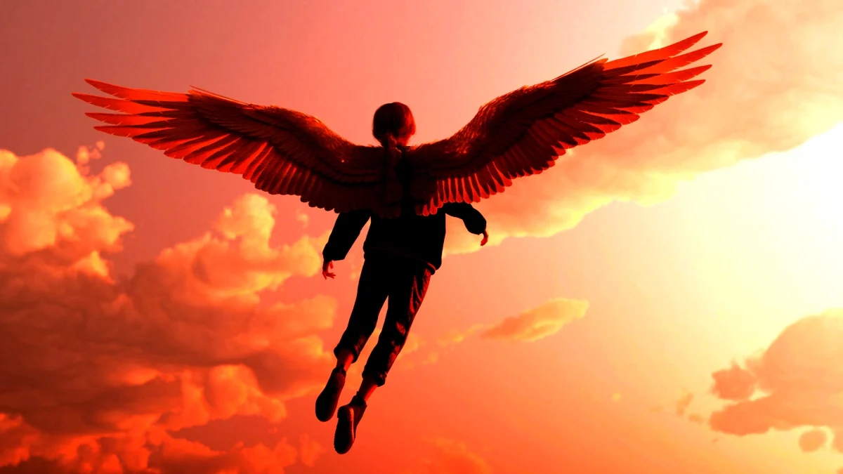 flying with wings