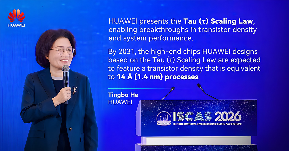 huawei tau scaling huawei on x 20260525