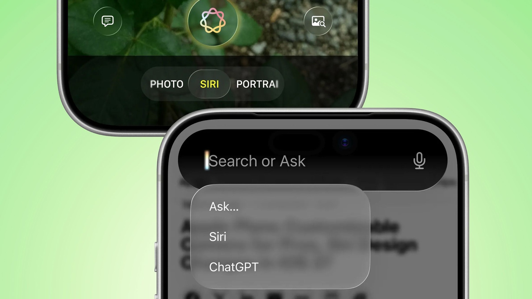 ios 27s new siri app and search or ask feature leaked in screenshots feature