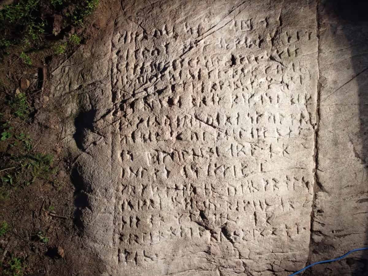 runes close up