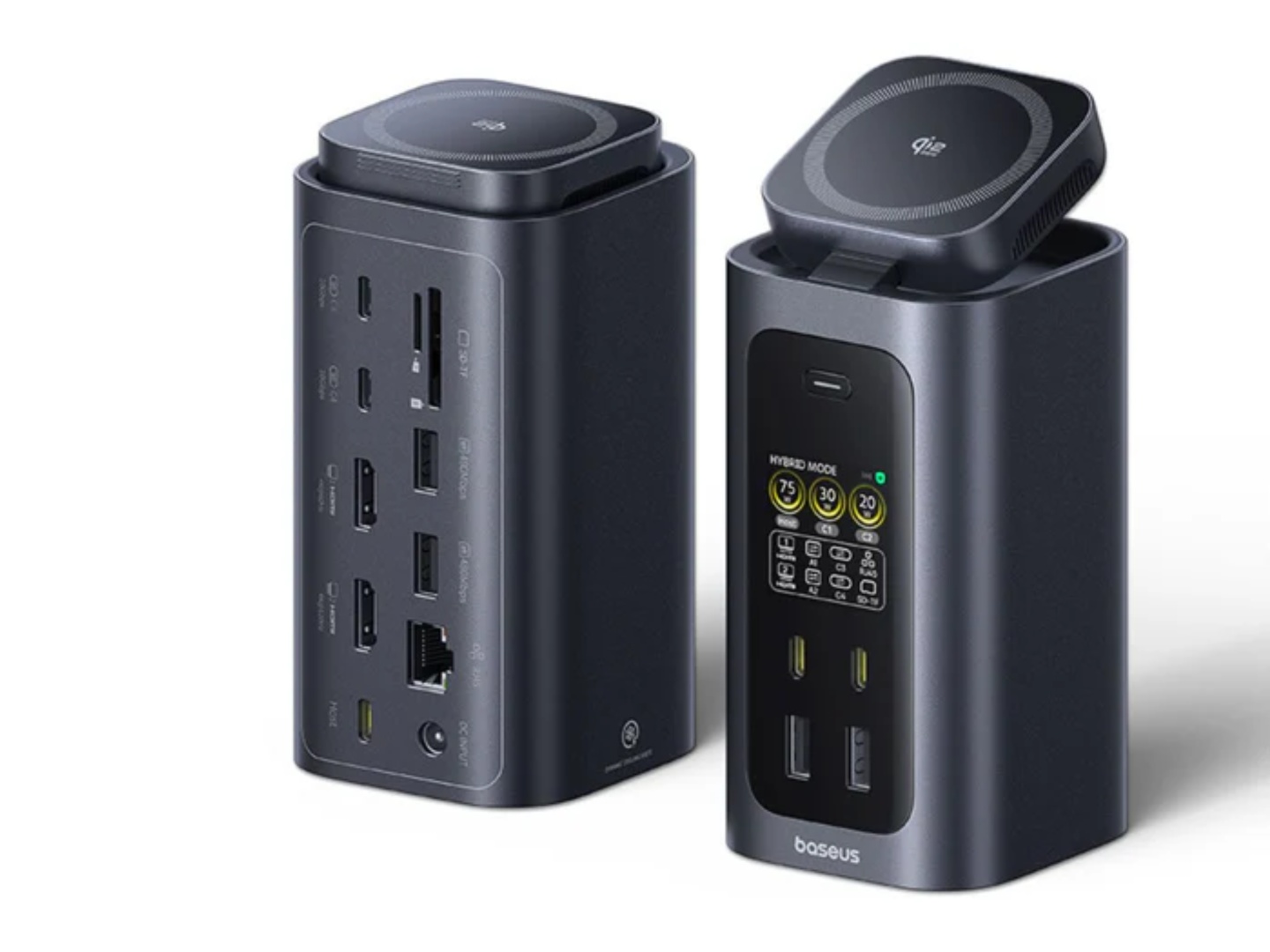 Baseus ra mắt dock Spacemate RD1 Pro: 15 cổng kết nối, sạc không dây, hỗ trợ 4K@120Hz, tổng công suất 160W